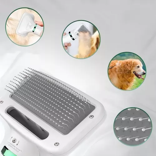 2 en 1: Cepillo Secador para Mascotas - Simplifica el Cuidado de tu Compañero Peludo